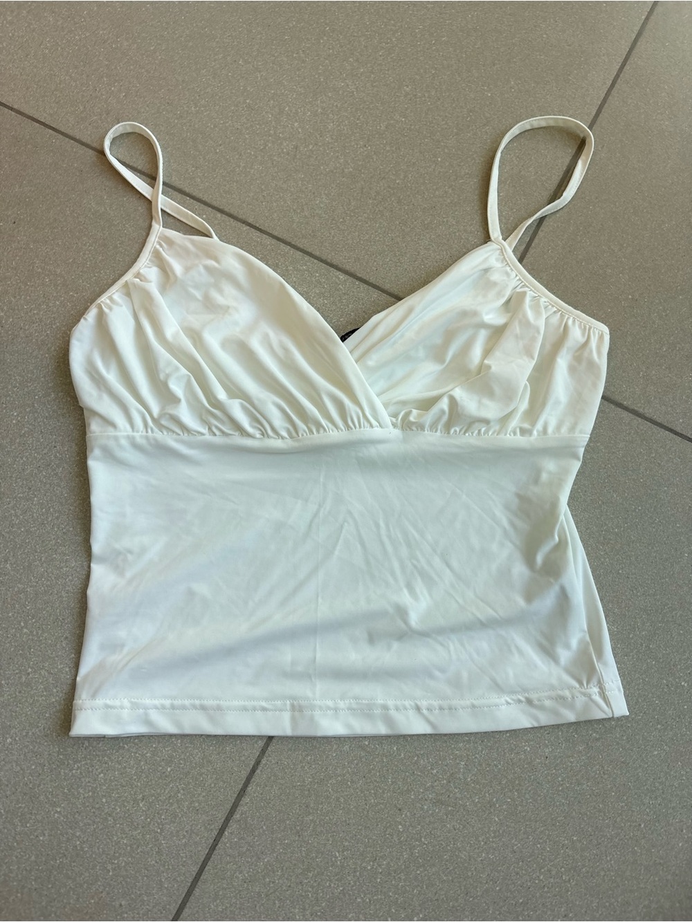 Princess Polly White Spaghetti Strap Cami